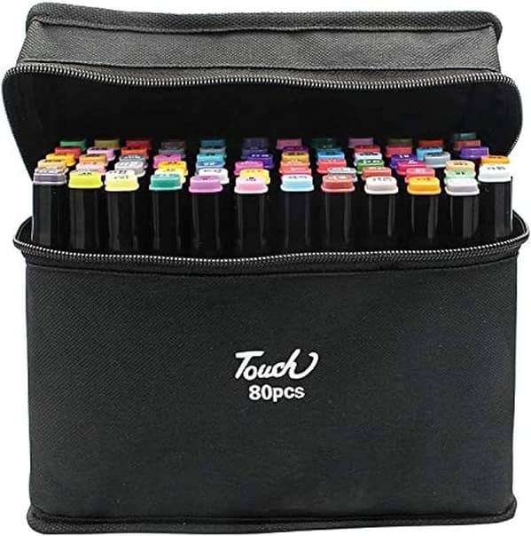 24pcs Set of Copic Twin Double-Headed Sketch Markers for Drawing and Illustration