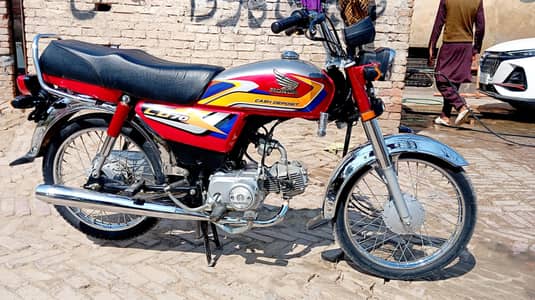  Honda CD 70 2025 Model for Sale  lush condition and well main bik
