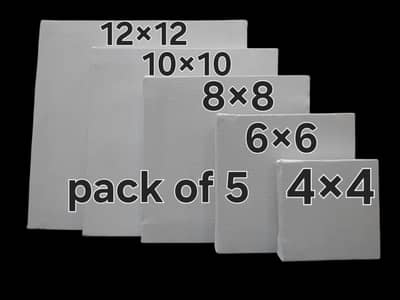 canvas board and panting bord