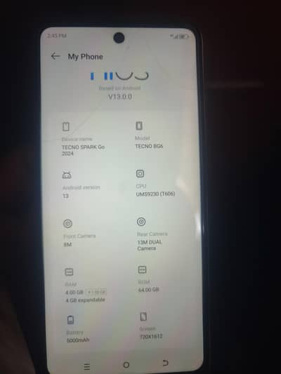 TECHNO SPARK GO 2024