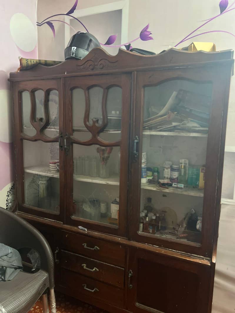 Very urgent sale Wodden Showcase 2