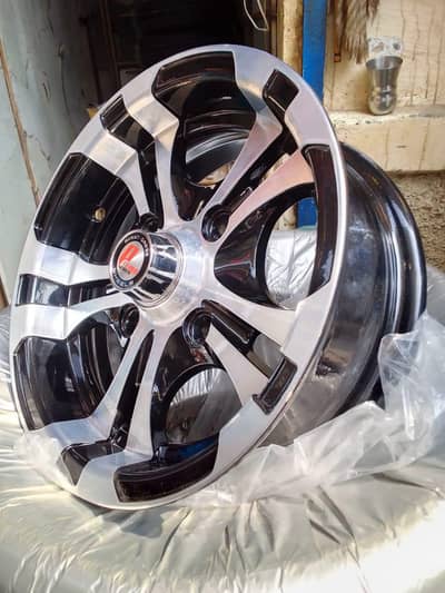 BOX PACK ALLOY RIMS FOR SUZUKI HIROOF AND MEHRAN ETC. . .