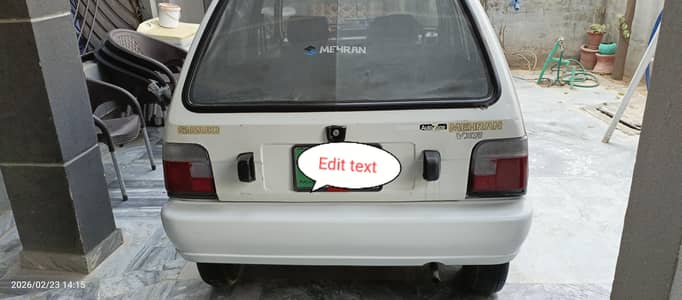 Mehran vxr 2010 white