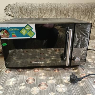 Microwave oven or grill cooking