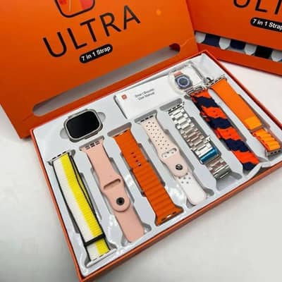 7 straps Ultra 2 watch heavy Qauilty  Good Battery backup