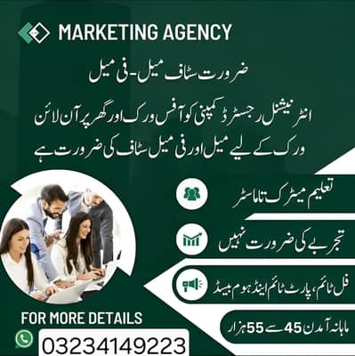 part time full time office work online work available