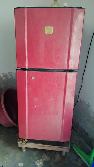 National vintage red refrigerator classic retro design