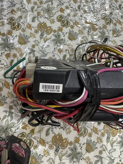 Security alarm with door  motors