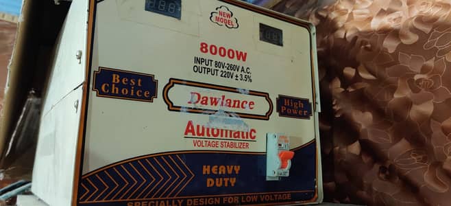 Heavy Duty Voltage Stabilizer (Pure Copper) – 12000 Watt – Like New