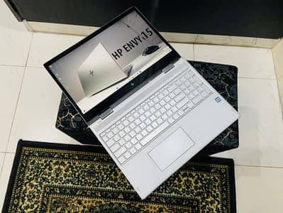HP ENVY 15 X360 Rotate Display Very GooD Condition Silver Matal Body: