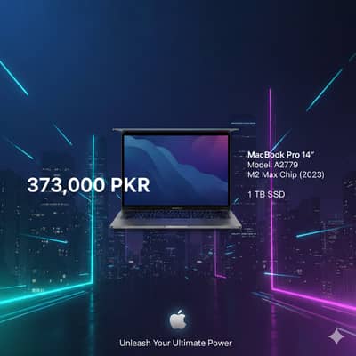 MacBook Pro 14" (2023) – M2 Max, 32GB RAM, 1TB SSD – Model A2779