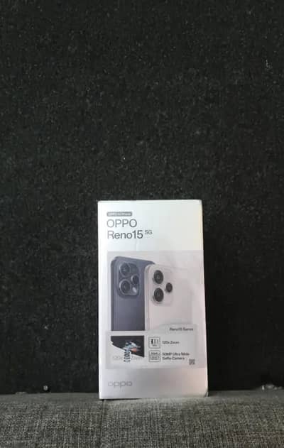 Oppo Reno 15 White Color Packed