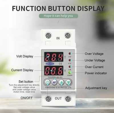 Tomzan voltage Protection Device 63A