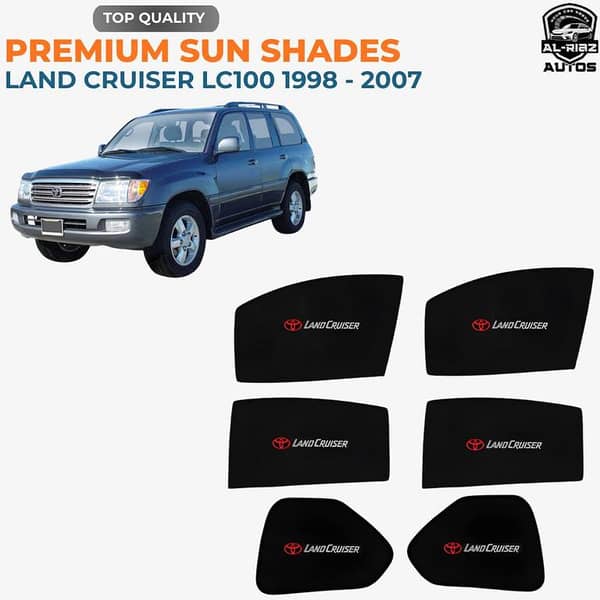 Land Cruiser LC100 Window Sun Shade | Premium UV Protection & Heat Shield | Privacy Glare Reducer