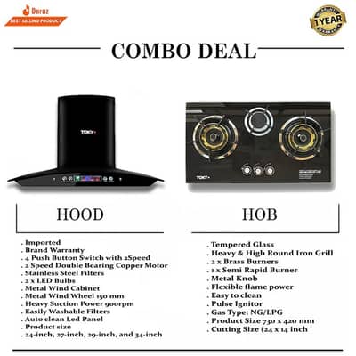 Tokyo Kitchen Hood And Hob Combo Ramadan Deal With Exclusive Discount