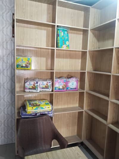 2 counter and racks, shalves for sale