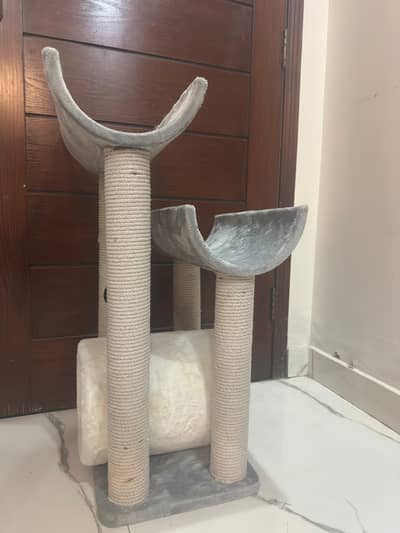 Imported Cat Tree Double Curve And Hanging Ball