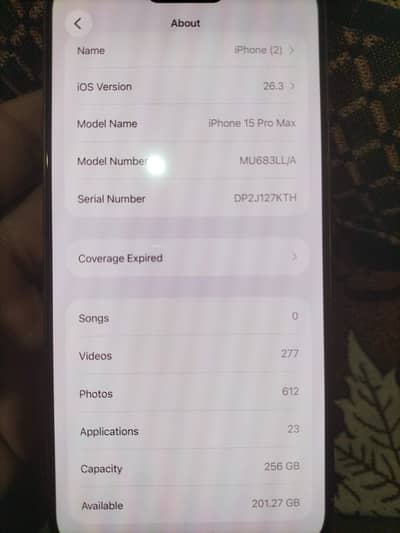 I phone 15 pro max 10 of 10 condition