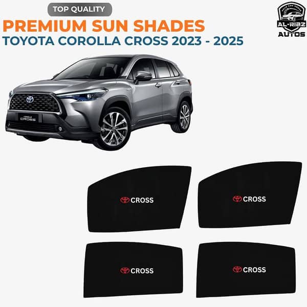 Toyota Cross Window Sun Shade for 2023 - 2026 | Premium UV Protection & Heat Shield | Privacy Glare Reducer