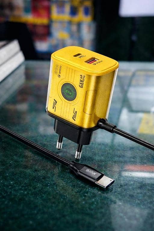 67W fast charging …. . capability. Includes a Type-C port and cable. Features Power 3.0 Quick Charge a