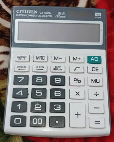 check and correct Calculator
