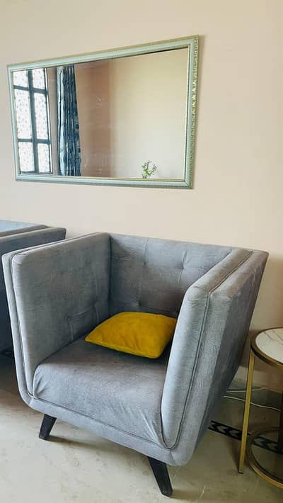 grey sofa set for sell