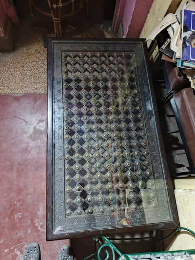 wooden brass center table coffee table antique imported chinese