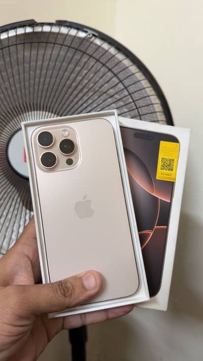 Iphone 16 pro max 256Gb pta aproved offical with cmplte box