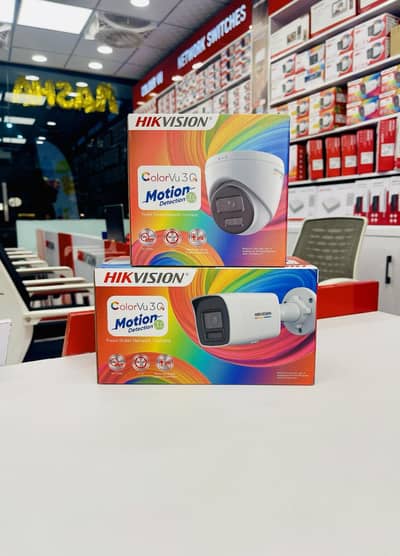 Hikvision Original Analog, IP, Wireless cameras available