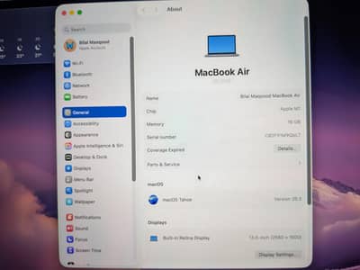 MacBook Air m1 16GB 1Tb