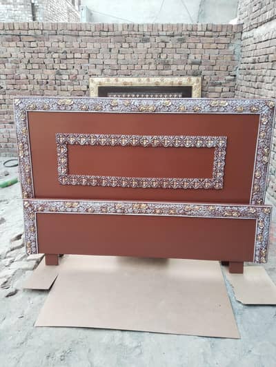 Double king size wooden bed for sale good condition