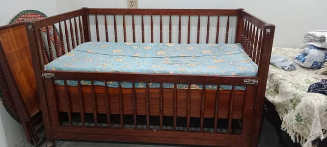 Baby Cot/Shesham woode