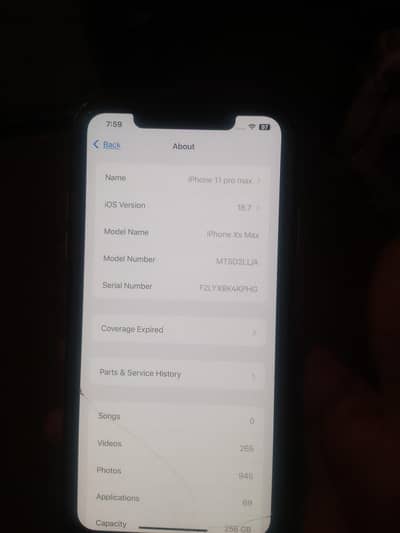 iphone xs max 256. factory unlock