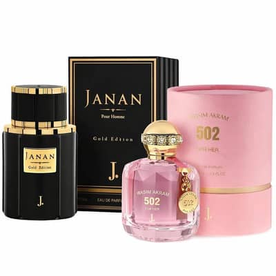 502) Wasim Akram + Janan Gold Long Lasting Fragrance Perfume