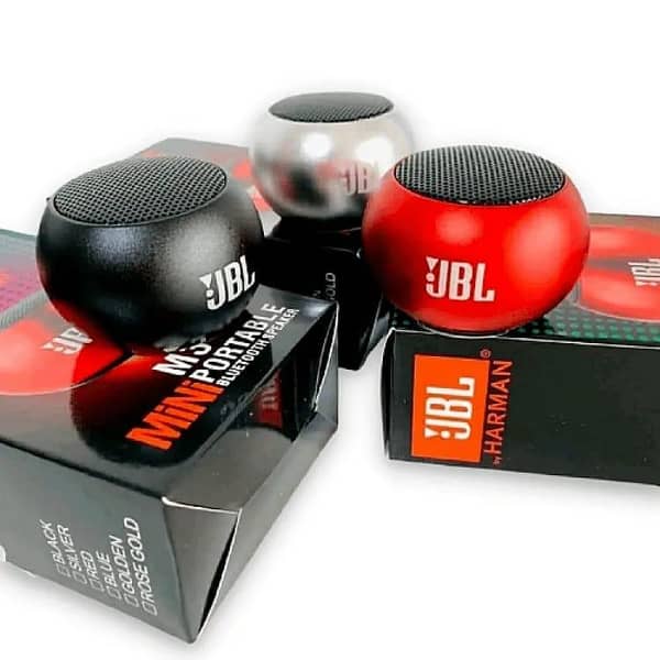PACK OF 2 PCS USA ORIGINAL" JBL M3 Mini Portable Bluetooth Speaker , SD Card SPEAKER Option TYPE C CHARGING Unleash the BEAST speaker of Sound!