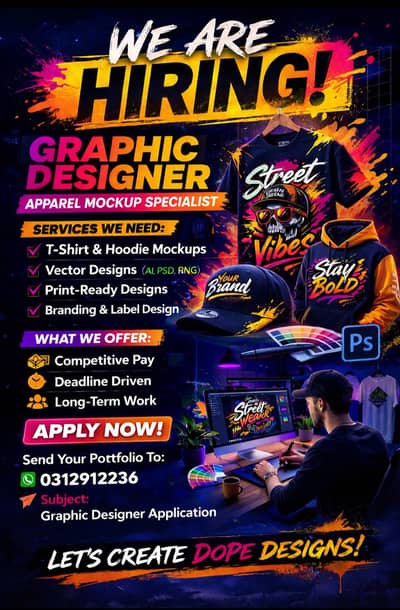 Graphic designer (remote job)
