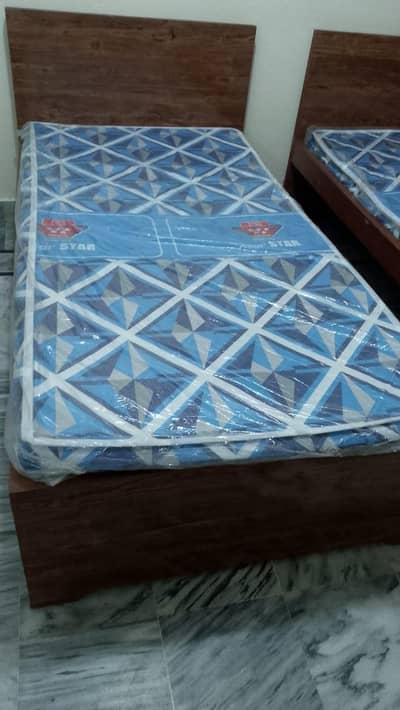 5 single bed  with matress
