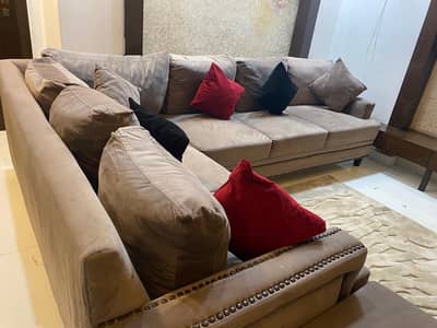 L shape sofa 6 seater