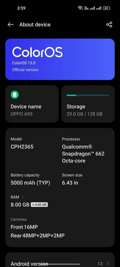 Oppo a95