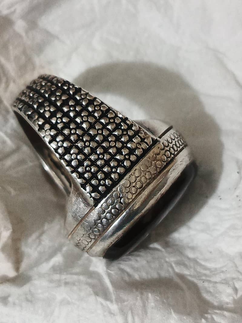 silver (Chandi) Ring Outclass design 4