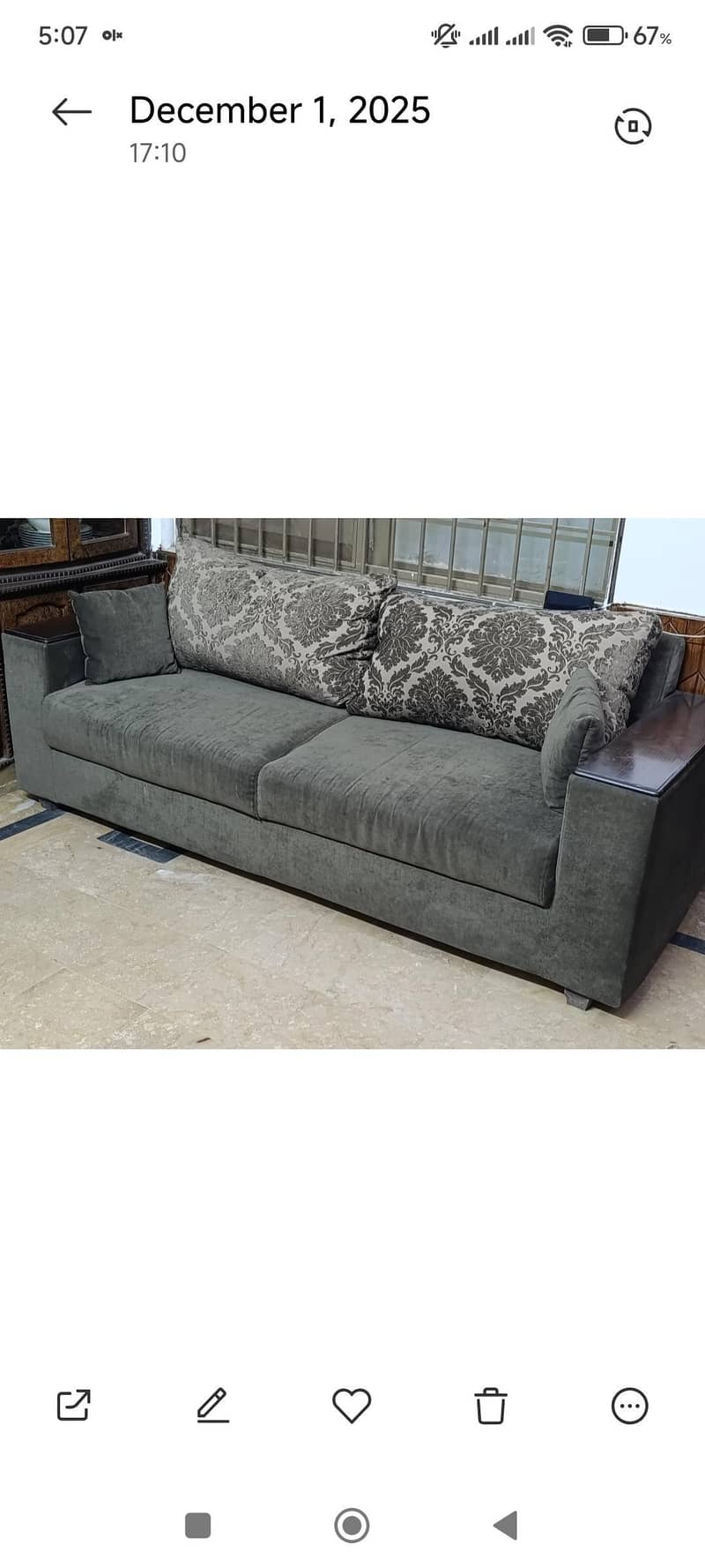 Sofas Set (Poison Grey) 8