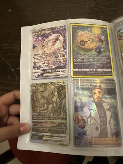 Pokemon cards with binder
