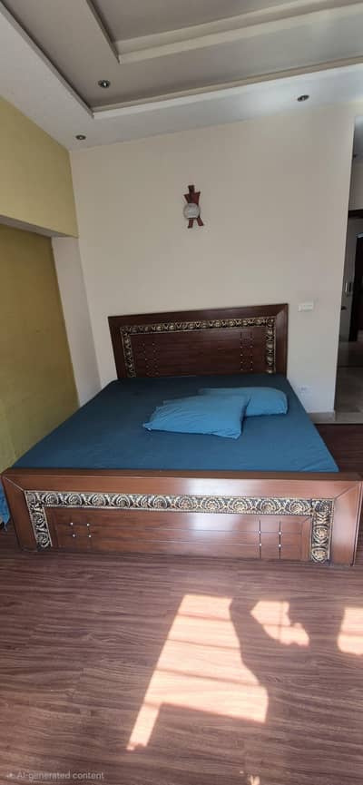 wooden king bed only