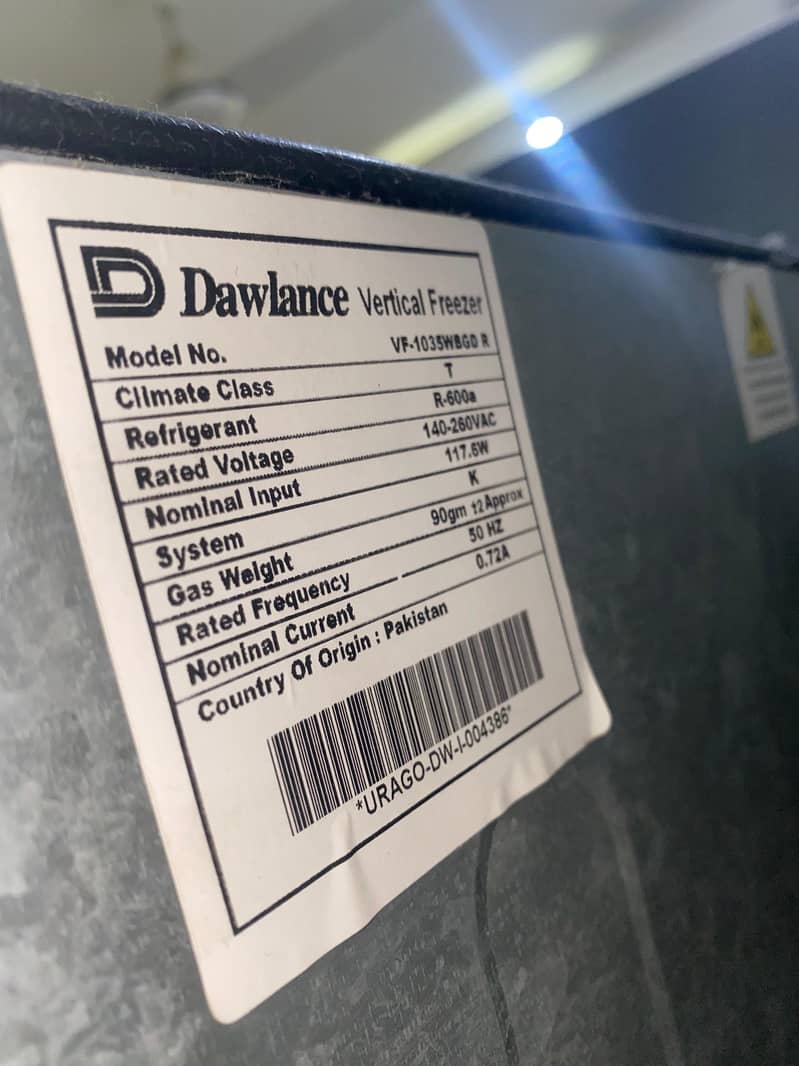 Vertical Deep Freezer 1