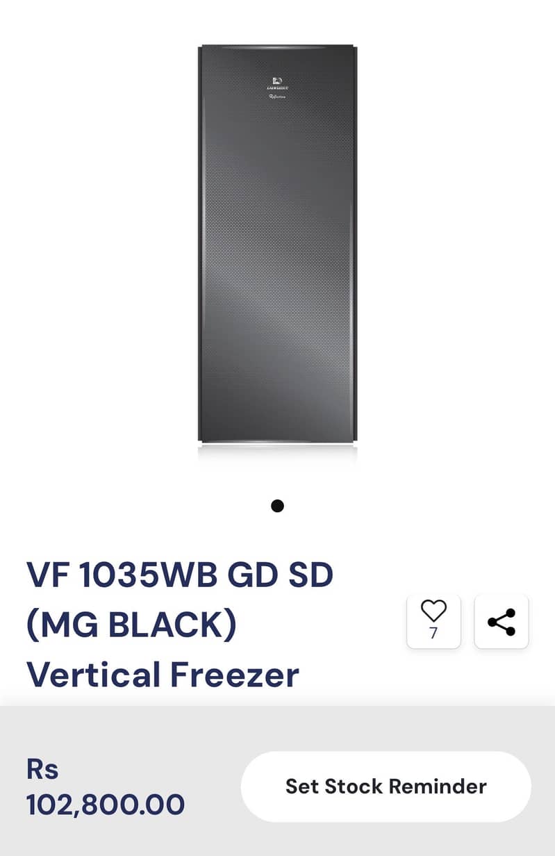Vertical Deep Freezer 3