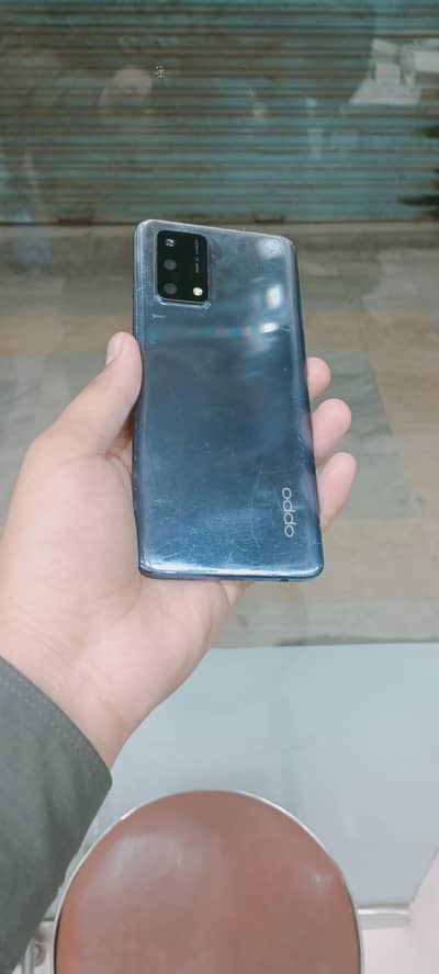 Oppo F19 6/128 With Box Panel Change Fingar Not Working 03254778226