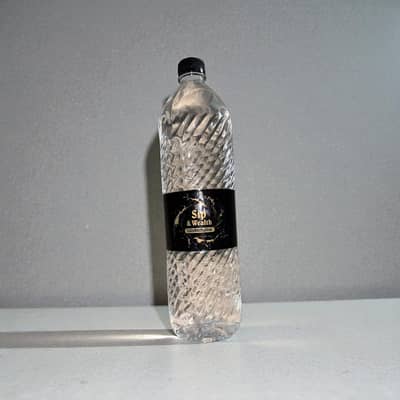 Purified drinking water  100% pure and filtered