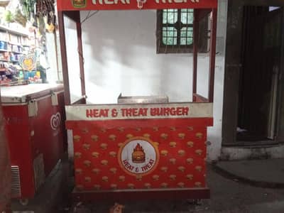 Stall for sale burger and fries