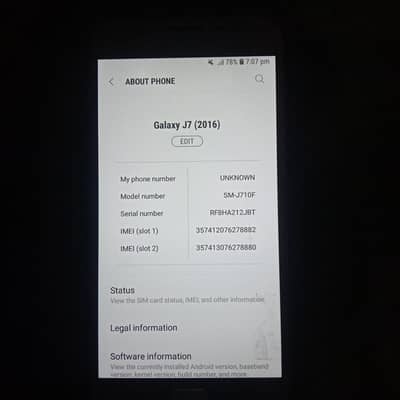 Samsung Mobile J7 Prime