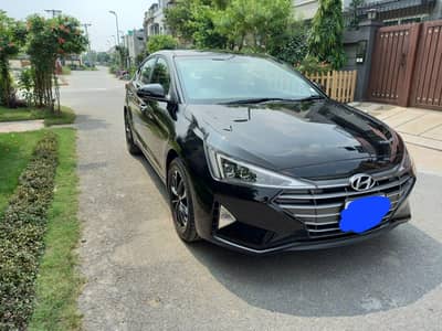 Hyundai Elantra GLS 2022 in Black color is available for sale